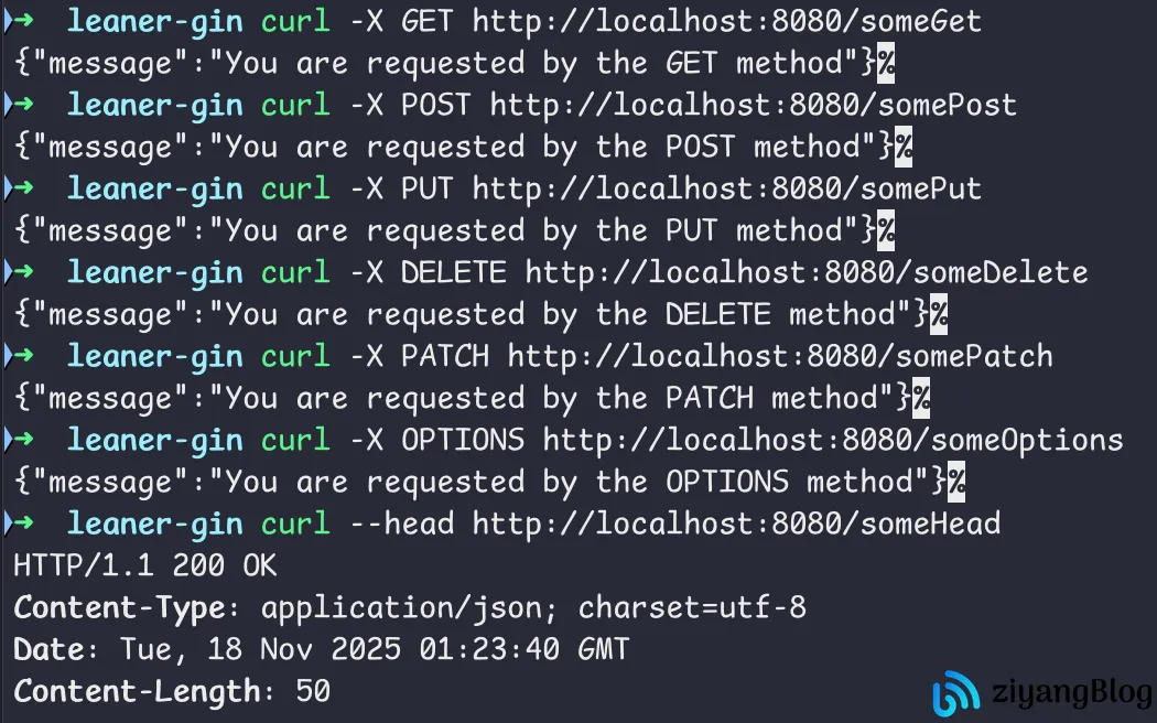 Gin - HTTP 方法 Gin - HTTP 方法