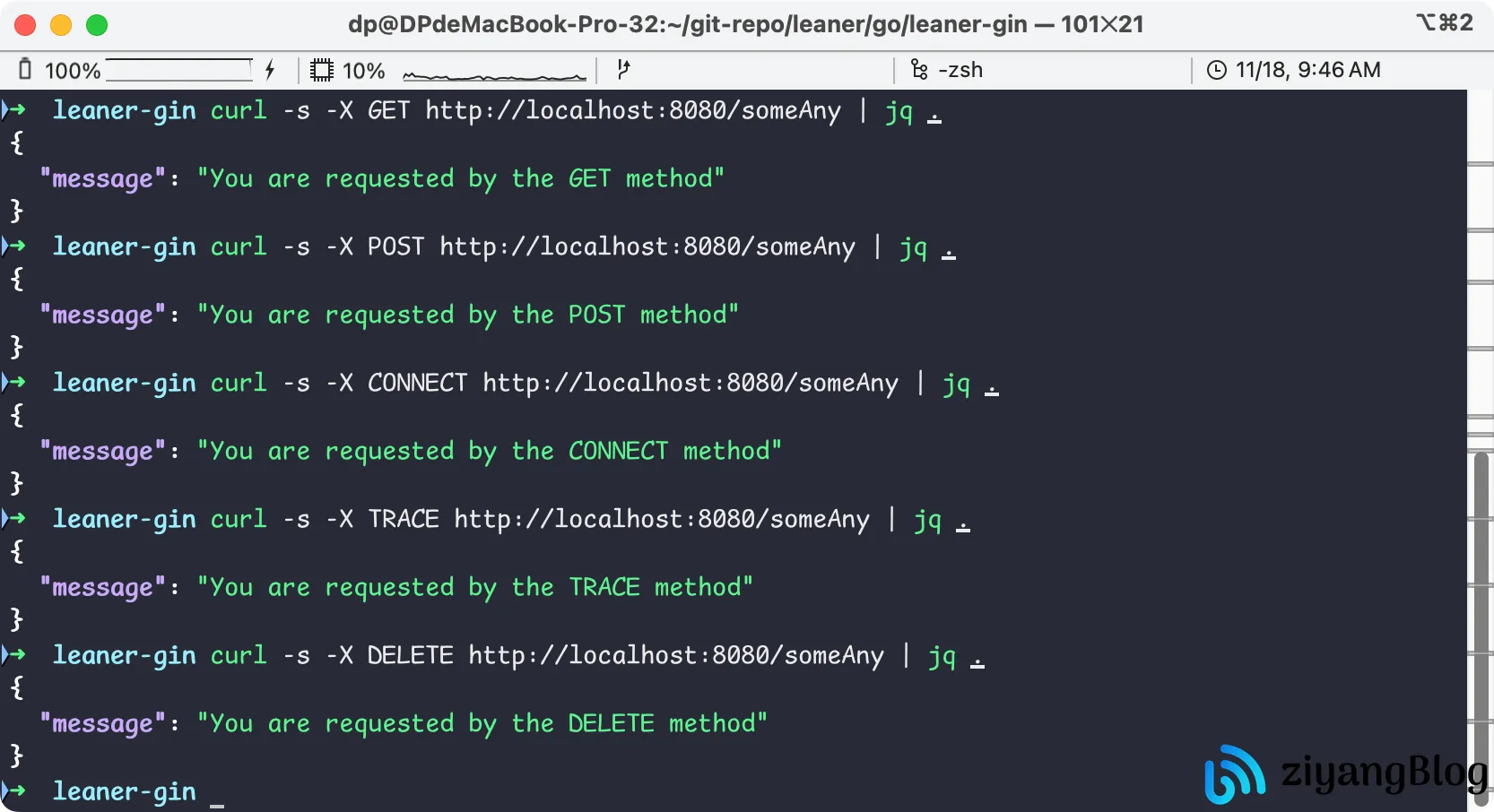 Gin - HTTP 方法 Gin - HTTP 方法