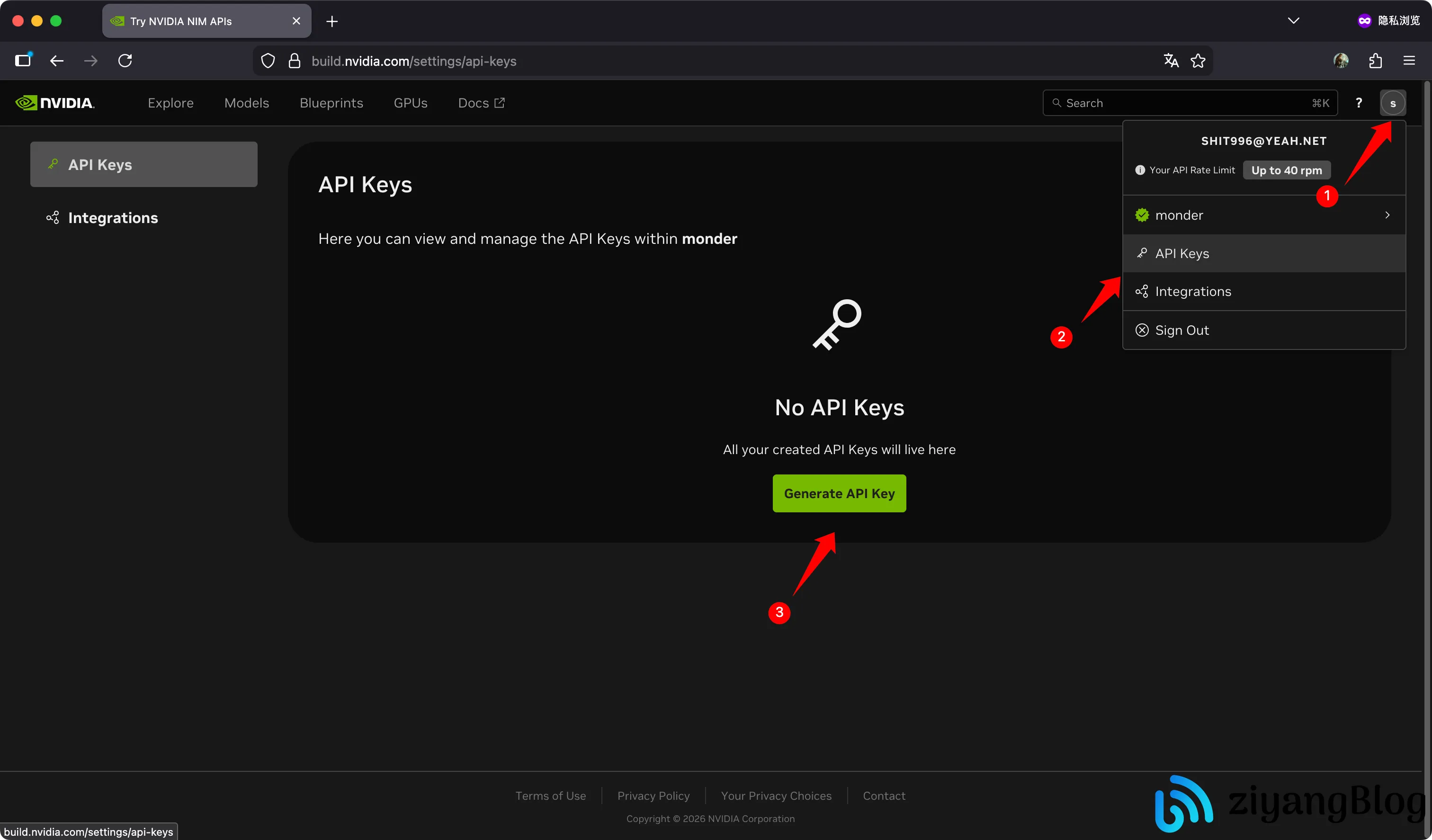 英伟达免费模型API
